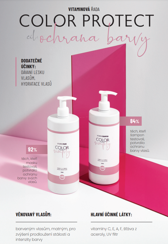 Šampon Mila Simply Color Protect - vitamínová řada na ochranu barvy 950 ml